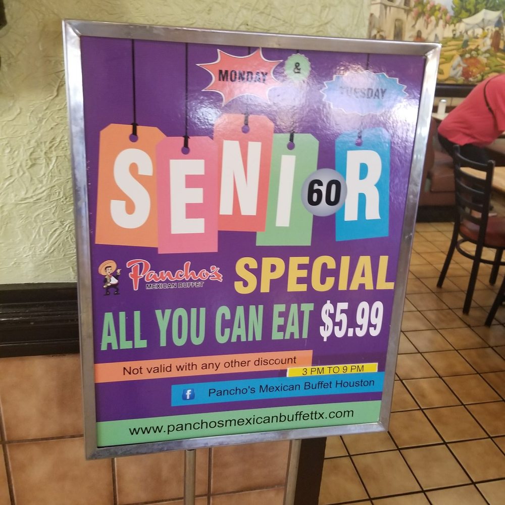 Pancho's Mexican Buffet - Senior Special - Mexican Near Me - Humble, Texas Pancho's Mexican Buffet - Senior Special - Mexican Near Me - Humble, Texas