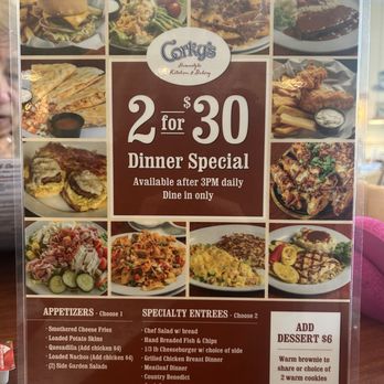 Corky's Kitchen & Bakery - Specials - American Near Me - Ladera Ranch, California