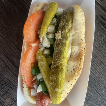Burger Press - Chicago Dog - Burgers Near Me - Edina, Minnesota