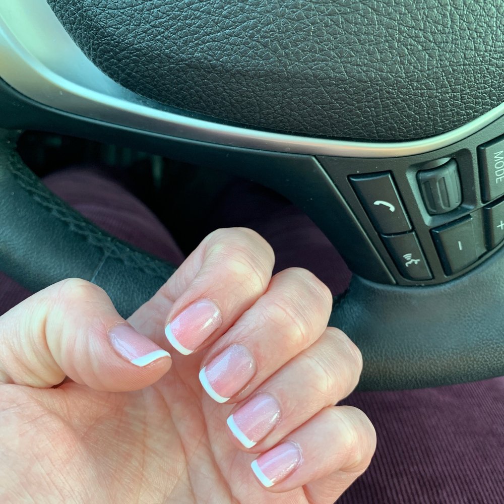 Great French gel manicure! Great French gel manicure!
