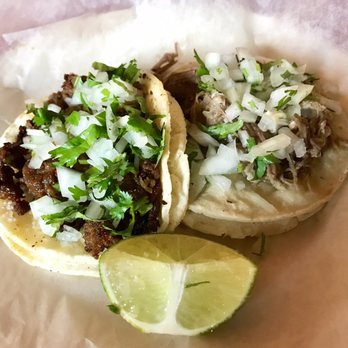 The Taco Shop - Tacos with meat, onions, and cilantro - Mexican Near Me - Oxford, Mississippi