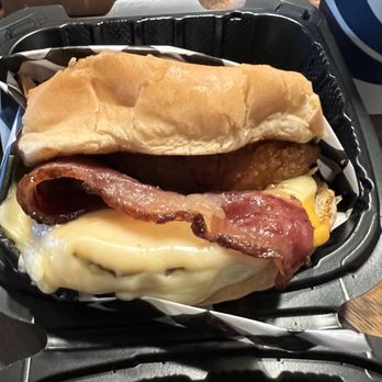Shake ‘N Buns - Let me say that it tastes better than it looks, it's a drive thru, they're not looking for plating points. - American Near Me - Bakersfield, California