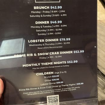 AYCE - Up to date menu pricing. - Buffets Near Me - Las Vegas, Nevada AYCE - Up to date menu pricing. - Buffets Near Me - Las Vegas, Nevada