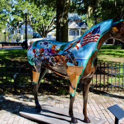 Now Or Never Notary - "World Champ" painted by Sharon Crute is part of the Painted Horse Trail in Ocala and Marion County!