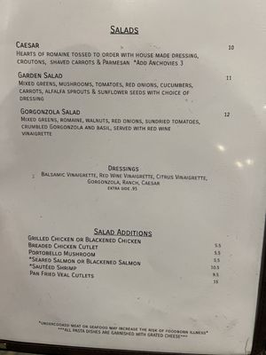 Menu photo 5 Mondo's Italian Restaurant Charleston, SC Menu photo 5 Mondo's Italian Restaurant Charleston, SC