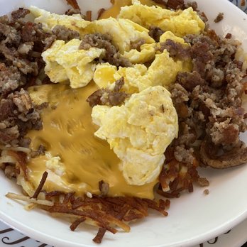 Waffle House - Hash brown bowl - Breakfast & Brunch Near Me - Morganton, North Carolina Waffle House - Hash brown bowl - Breakfast & Brunch Near Me - Morganton, North Carolina