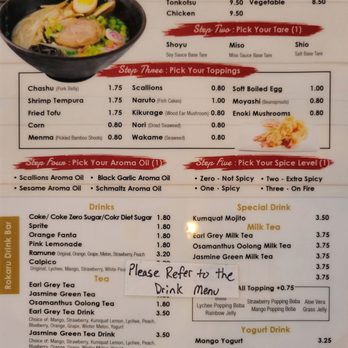Rokaru Ramen - Menu 2 - Noodles Near Me - Blue Ash, Ohio Rokaru Ramen - Menu 2 - Noodles Near Me - Blue Ash, Ohio