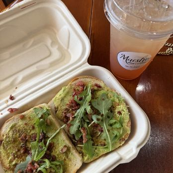 Maestro Coffee House - Avocado toast and watermelon kiwi lemonade - Coffee & Tea Near Me - Sacramento, California