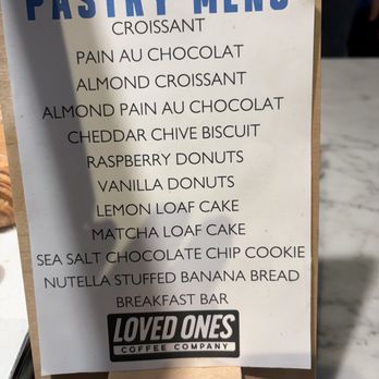 Loved Ones Coffee - awesome pastry menu. I suggested Nutella stuffed banana bread - Coffee & Tea Near Me - Brooklyn, New York Loved Ones Coffee - awesome pastry menu. I suggested Nutella stuffed banana bread - Coffee & Tea Near Me - Brooklyn, New York