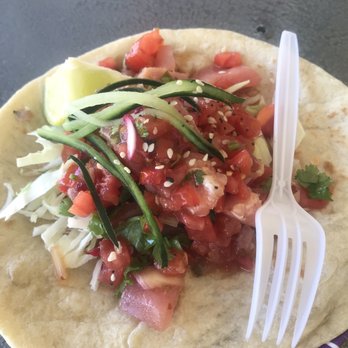 BirdRock Taco Shack - Tuna taco - Tacos Near Me - Bradenton, Florida BirdRock Taco Shack - Tuna taco - Tacos Near Me - Bradenton, Florida