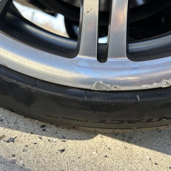 Eurobeatwheels - Rim damage with missing metal. - Wheel & Rim Repair Near Me - Rockville, Maryland Eurobeatwheels - Rim damage with missing metal. - Wheel & Rim Repair Near Me - Rockville, Maryland