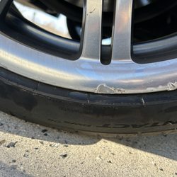 Eurobeatwheels - Rim damage with missing metal.