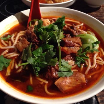 De Tasty Hot Pot - Spicy Braised beef noodle soup (牛腩面) - Hot Pot Near Me - Ithaca, New York