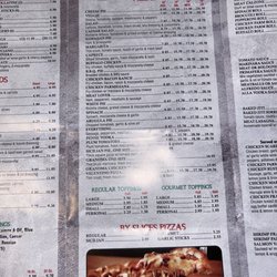 Valentino’s Pizza & Pasta - Menu