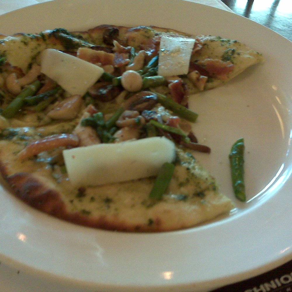 Le Cordon Bleu - first plates - the pizza (took a piece off before the picture) - Cooking Schools Near Me - San Francisco, California