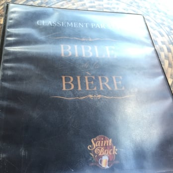 Le Saint-Bock - BEER BIBLE! - Brasseries Near Me - Montreal, Quebec