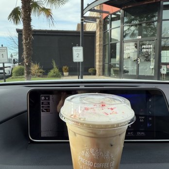 Presso Coffee - Peppermint latte - Coffee & Tea Near Me - Camas, Washington Presso Coffee - Peppermint latte - Coffee & Tea Near Me - Camas, Washington