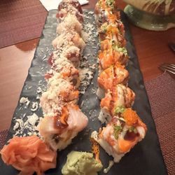 Azalea Asian Cuisine & Sushi Bar - Left: french crunchy  right: Galapagos