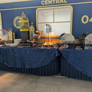 Central By Saffron Valley - More buffet options laid out on the table next to the train. - Indian Near Me - Salt Lake City, Utah Central By Saffron Valley - More buffet options laid out on the table next to the train. - Indian Near Me - Salt Lake City, Utah