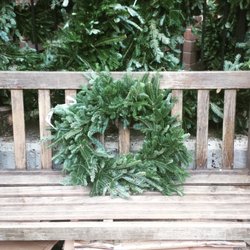 Manhattan Plaza Christmas Trees - We sell gorgeous Fraser Fir wreaths in all sizes--you decorate or we can do it for you!