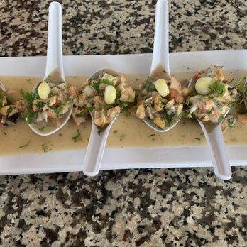 Sabor Mix Restaurant - Choritos a la chalaca! One of my favorites!  Kick up the heat on these with some rocoto! - Peruvian Near Me - Jacksonville, Florida