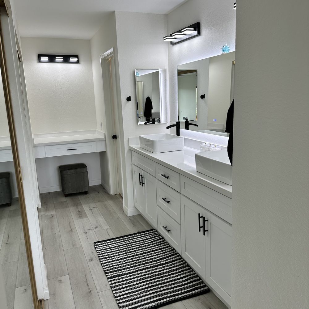 Shaner Brokerage Corp - Remodeled master bathroom turned out so nice! - Mortgage Brokers Near Me - Anaheim, California Shaner Brokerage Corp - Remodeled master bathroom turned out so nice! - Mortgage Brokers Near Me - Anaheim, California