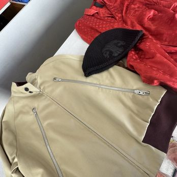 Vip Cleaners - Drop off items (Maison Margiela polyester & cotton jacket; Chrome Hearts silk shirt, Chrome Hearts wool beanie with leather patches) - Laundry Services Near Me - Los Angeles, California Vip Cleaners - Drop off items (Maison Margiela polyester & cotton jacket; Chrome Hearts silk shirt, Chrome Hearts wool beanie with leather patches) - Laundry Services Near Me - Los Angeles, California