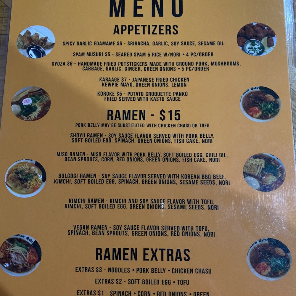 Konfucious Eats - Menu page 2 - Ramen Near Me - Modesto, California