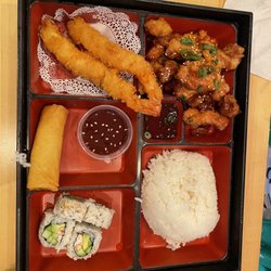 Kyoto Sushi & Grill- Colonial & Bumby - Lunch Sweet Sesame Chicken Bento Box