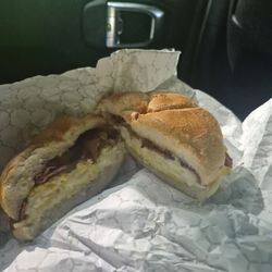 The Country Store - Bacon egg abd cheese on hard rolll