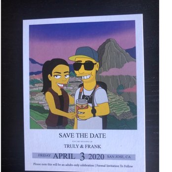 Copy Circle - Front of our main post card save the date - Printing Services Near Me - San Francisco, California