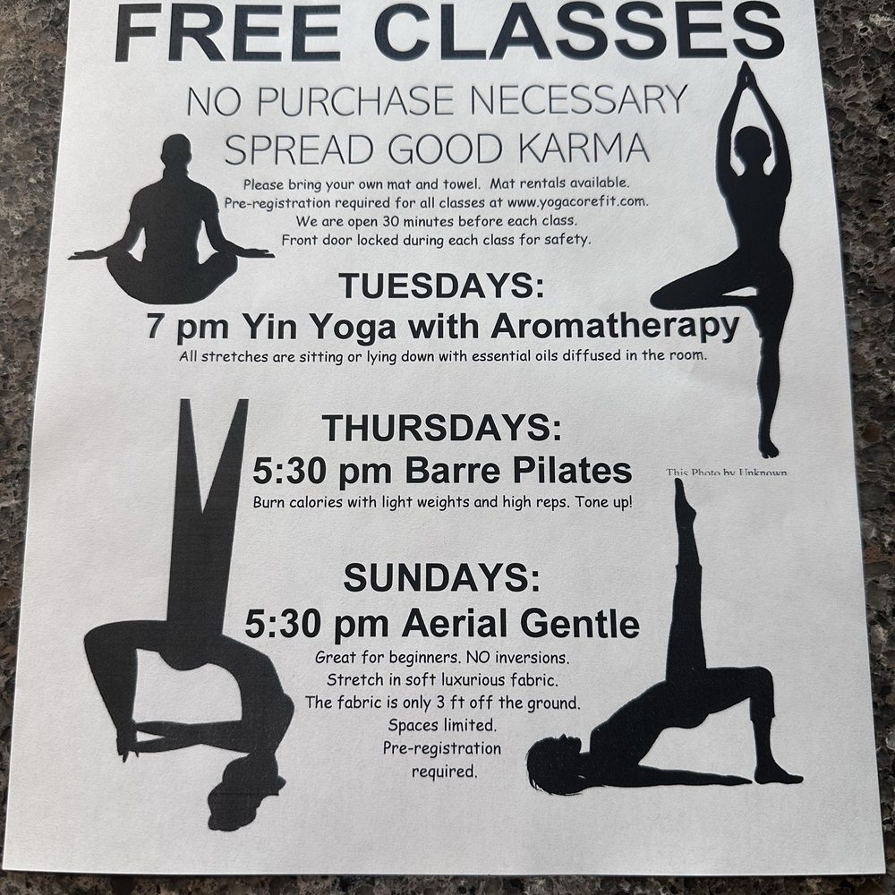 Yoga Core Fit - The free classes. - Yoga Near Me - Vacaville, California Yoga Core Fit - The free classes. - Yoga Near Me - Vacaville, California