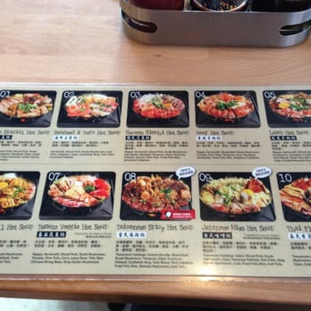 Boiling Point - Menu, drinks and side dishes on the back. Try them all - Taiwanese Near Me - Seattle, Washington