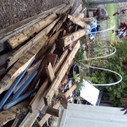 Home Resource - Old boards with nails in them.