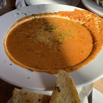 The Watershed Grill - Roasted tomato soup ($8.50) - Burgers Near Me - Brackendale, British Columbia The Watershed Grill - Roasted tomato soup ($8.50) - Burgers Near Me - Brackendale, British Columbia