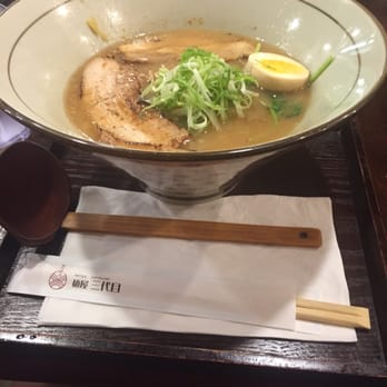 Menya Sandaime - Black ramen. Smokey goodness - Ramen Near Me - Fort Lee, New Jersey