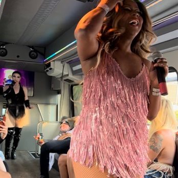 Big Drag Bus - One of our drag queens. - Bus Tours Near Me - Nashville, Tennessee Big Drag Bus - One of our drag queens. - Bus Tours Near Me - Nashville, Tennessee