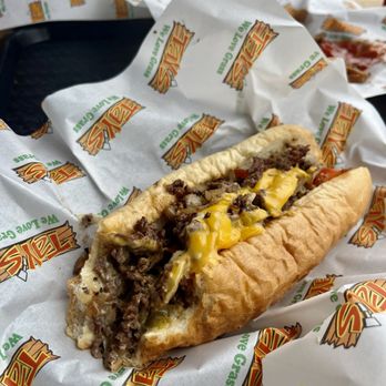 Tay’s Cheesesteak - 8" Cheesy Tay's with mushrooms, peppers and onions - Cheesesteaks Near Me - Kansas City, Missouri Tay’s Cheesesteak - 8" Cheesy Tay's with mushrooms, peppers and onions - Cheesesteaks Near Me - Kansas City, Missouri