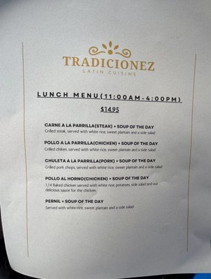 Menu photo 3 Tradicionez Fishkill, NY