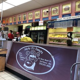 Order at the counter - sandwiches cooked to order in a few minutes.