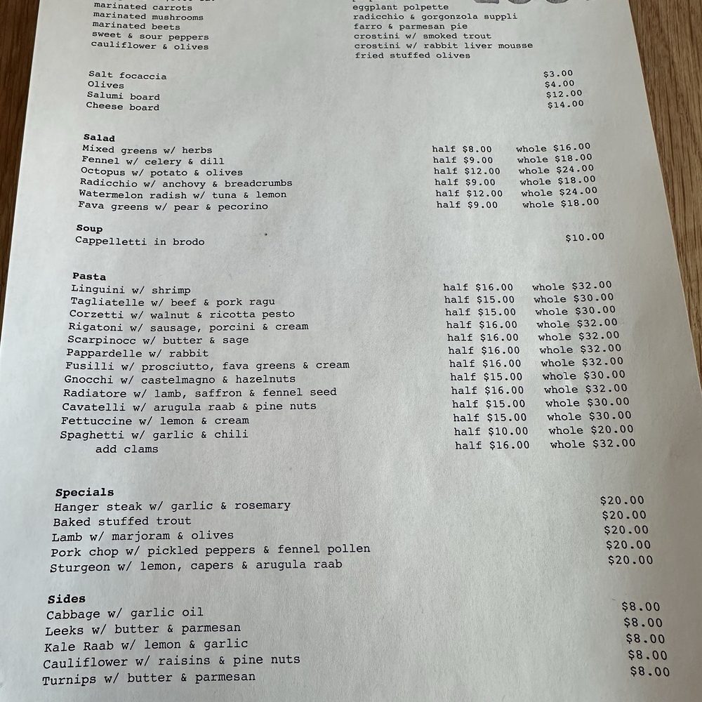 Luce - Menu - Italian Near Me - Portland, Oregon Luce - Menu - Italian Near Me - Portland, Oregon