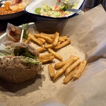 Lazy Dog Restaurant & Bar - Lunch combo - Walnut Chicken Salad Sandwich, Chopped Wedge Salad - Breakfast & Brunch Near Me - Northbrook, Illinois Lazy Dog Restaurant & Bar - Lunch combo - Walnut Chicken Salad Sandwich, Chopped Wedge Salad - Breakfast & Brunch Near Me - Northbrook, Illinois
