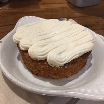 Bareburger - Murray Hill - Vegan Carrot Cake - get this! Cake part is kind of dry, but the frosting is the perfect amount of sweet and creamy to bring it all together - Burgers Near Me - New York, New York