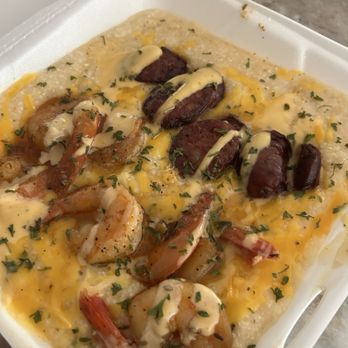 The Breakfast House - Creole shrimp and pork sausage. - Breakfast & Brunch Near Me - Tampa, Florida The Breakfast House - Creole shrimp and pork sausage. - Breakfast & Brunch Near Me - Tampa, Florida