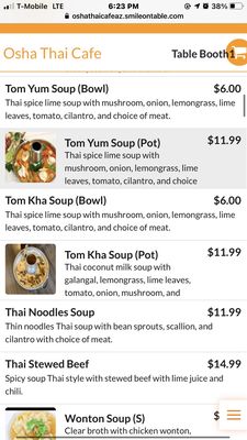 Menu photo 6 Osha Thai Cafe Scottsdale, AZ Menu photo 6 Osha Thai Cafe Scottsdale, AZ