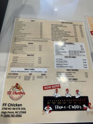 Menu photo 2 FF Chicken - High Point High Point, NC Menu photo 2 FF Chicken - High Point High Point, NC