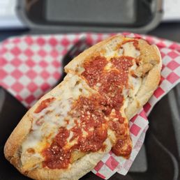 Chicken parm sub. The fresh homemade bread sets this sandwich off. Very solid sandwich! Chicken parm sub. The fresh homemade bread sets this sandwich off. Very solid sandwich!