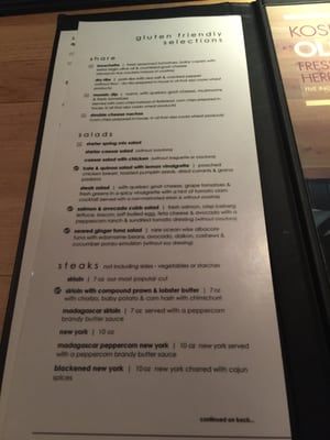 Menu photo 2 Moxies Vaughan Colossus Restaurant Woodbridge, ON