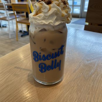 Biscuit Belly - Chesapeake - Pralines mocha!!! So amazing and hitting the spot - Breakfast & Brunch Near Me - Chesapeake, Virginia