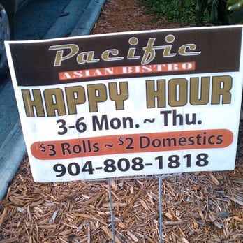 Pacific Asian Bistro - Happy Hour $3.00 Rolls - Sushi Bars Near Me - Saint Augustine, Florida Pacific Asian Bistro - Happy Hour $3.00 Rolls - Sushi Bars Near Me - Saint Augustine, Florida